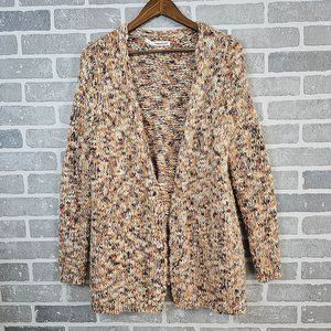 Maurices Cardigan Sweater Womens 1 Multicolor Metallic Thread Wool Blend Sweater